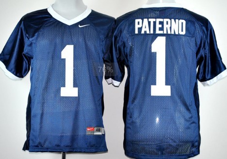 Penn State Natty Lions #1 Joe Paterno Navy Blue Jersey