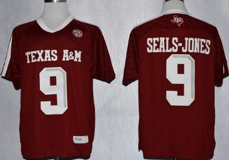 Texas A&M Aggies #9 Ricky Seals-Jones 2013 Red Jersey 