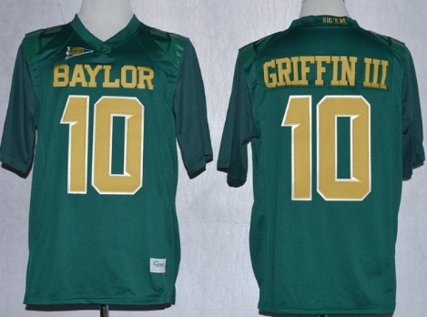 Baylor Bears #10 Robert Griffin III 2013 Green Jersey 