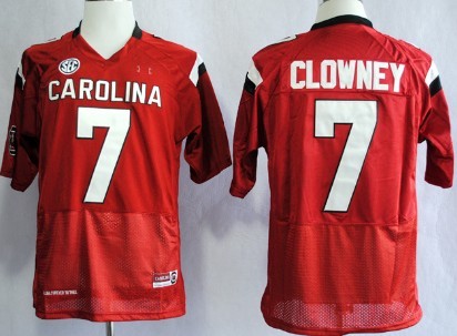 South Carolina Gamecocks #7 Jadeveon Clowney 2013 Red Jersey 