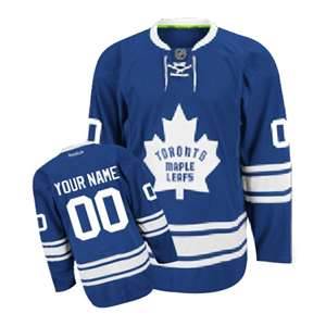 Toronto Maple Leafs Mens Customized Blue Third Jersey 