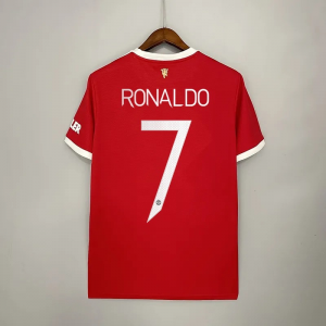 21_22 Manchester United 7 RONALDO Home Jersey CHAMPIONS LEAGUE NUMBER