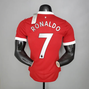 21_22 Manchester United 7 RONALDO Player Version Home Jersey PREMIRE LEAGUE NUMBER
