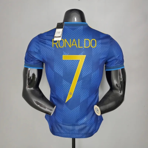 21_22 Manchester United 7 RONALDO Player Version Third Jersey CHAMPIONS LEAGUE NUMBER