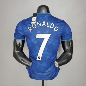 21_22 Manchester United 7 RONALDO Player Version Third Jersey PREMIRE LEAGUE NUMBER
