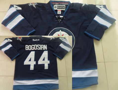 Winnipeg Jets #44 Zach Bogosian Blue Jersey