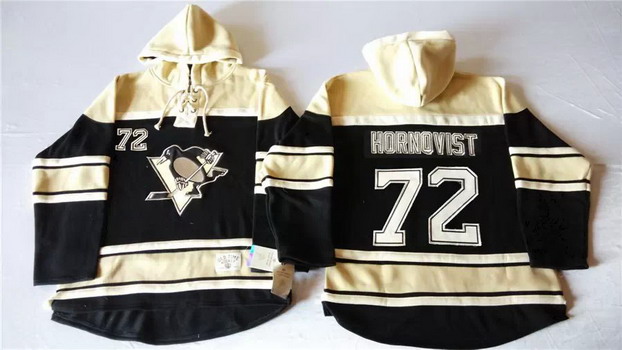 Old Time Hockey Pittsburgh Penguins #72 Patric Hornqvist Black Hoodie