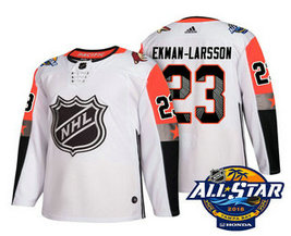 Arizona Coyotes #23 Oliver Ekman-Larsson White 2018 NHL All-Star Men's Stitched Ice Hockey Jersey