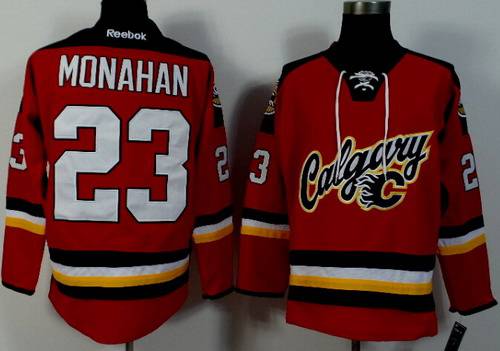 Calgary Flames #23 Sean Monahan 2014 Red Jersey