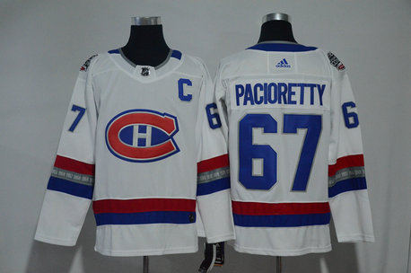 Canadiens 67 Max Pacioretty White 2017 NHL 100 Classic Adidas Jersey
