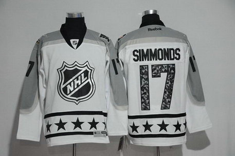 Flyers 17 Wayne Simmonds White Metropolitan Division 2017 NHL All-Star Game Premier Jersey