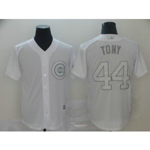 MLB Cubs 44 Anthony Rizzo Tony White 2019 Players Weekend Player Men Jersey