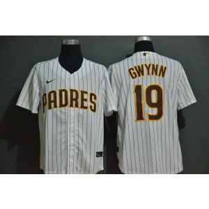 MLB Padres 19 Tony Gwynn White 2020 Nike Cool Base Men Jersey