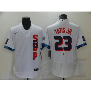 MLB Padres 23 Fernando Tatis Jr. White 2021 All-Star Flexbase Men Jersey