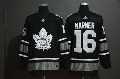 Maple Leafs 16 Mitch Marner Black 2019 NHL All-Star Game Adidas Jersey
