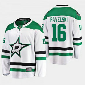 NHL Dallas Stars 16 Joe Pavelski White Adidas Men Jersey