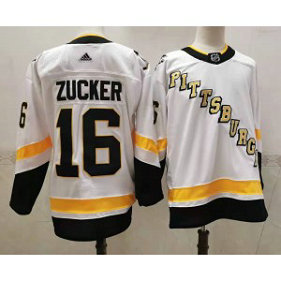 NHL Penguins 16 Jason Zucker 2020 New Adidas Men Jersey