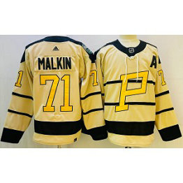 NHL Penguins 71 Evgeni Malkin White 2022-23 Retro Adidas Men Jersey