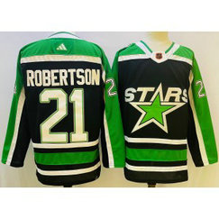 NHL Stars 21 Jason Robertson Green 2022-23 Retro Adidas Men Jersey