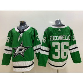 NHL Stars 36 Mats Zuccarello Green Adidas Men Jersey