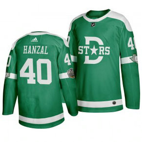 NHL Stars 40 Martin Hanzal Green 2020 Winter Classic Adidas Men Jersey