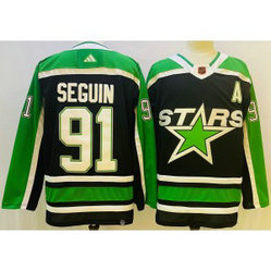 NHL Stars 91 Tyler Seguin Green 2022-23 Retro Adidas Men Jersey