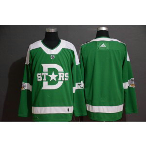 NHL Stars Blank Green 2020 Winter Classic Adidas Men Jersey