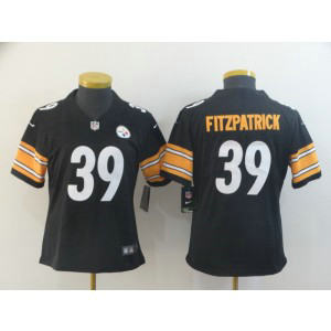 Nike Steelers 39 Minkah Fitzpatrick Black Vapor Untouchable Limited Women Jersey