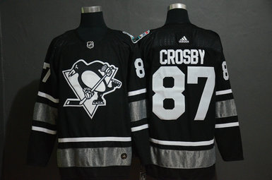 Penguins 87 Sidney Crosby Black 2019 NHL All-Star Game Adidas Jersey