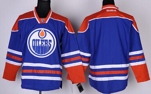 Edmonton Oilers Blank Royal Blue Jersey