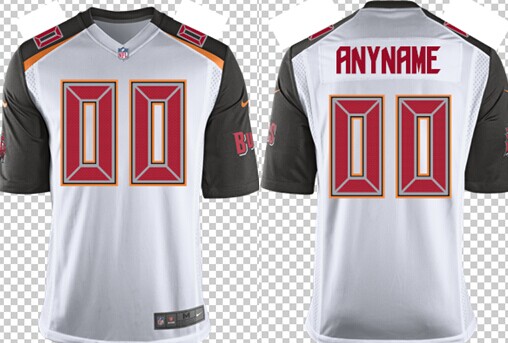 Kids' Nike Tampa Bay Buccaneers Customized 2014 White Limited Jersey