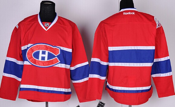 Montreal Canadiens Blank Red Kids Jersey