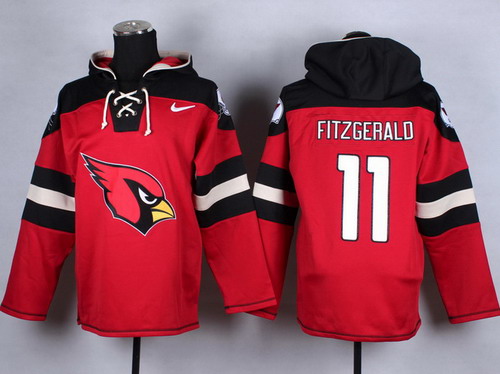 Nike Arizona Cardinals #11 Larry Fitzgerald 2014 Red Hoodie