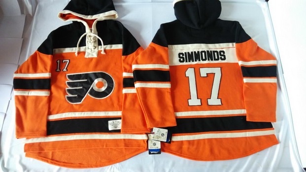 Old Time Hockey Philadelphia Flyers #17 Wayne Simmonds 2012 Winter Classic Orange Hoodie