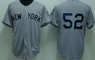 New York Yankees #52 Sabathia Gray Jersey 