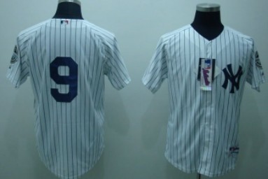 New York Yankees #9 MARIS White Jersey 