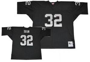 Oakland Raiders #32 Jack Tatum Black Throwback Jersey 