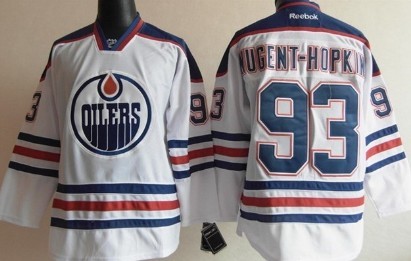 Edmonton Oilers #93 Ryan Nugent-Hopkins White Jersey 