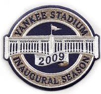 New York Yankees 2009 Stadium Inaugural Season Patch