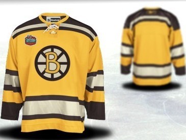 Boston Bruins Youth Customized Yellow Jersey 