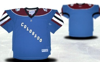 Colorado Avalanche Youth Customized Blue Third Jersey