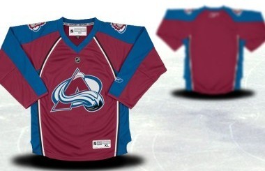 Colorado Avalanche Youth Customized Red Jersey