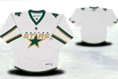 Dallas Stars Youth Customized White Third Jersey