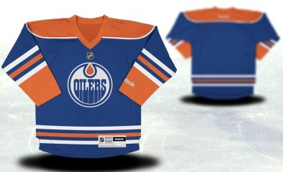 Edmonton Oilers Youth Customized Blue Jersey