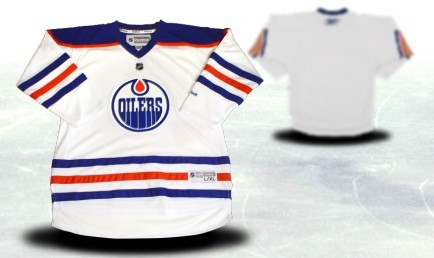 Edmonton Oilers Youth Customized White Thrid Jersey