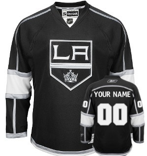 Los Angeles Kings Mens Customized Black Third Jersey
