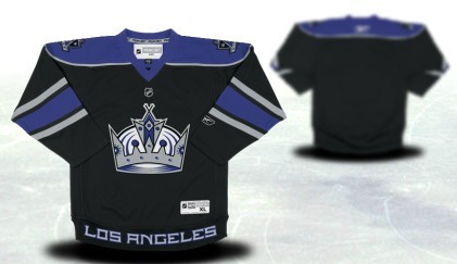 Los Angeles Kings Youth Customized Black Jersey