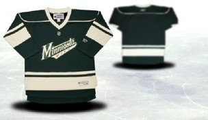 Minnesota Wild Youth Customized Green Jersey