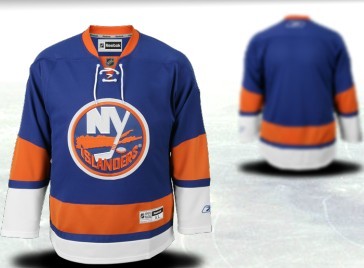 New York Islanders Mens Customized Blue Third Jersey