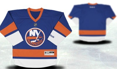 New York Islanders Youth Customized Blue Third Jersey